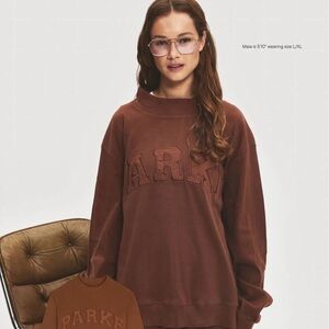 Parke S/M!!! Women's Brown Sweatshirt